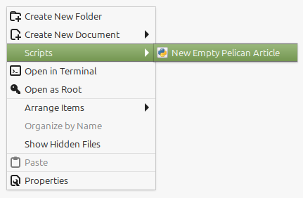 Added Nemo script example.